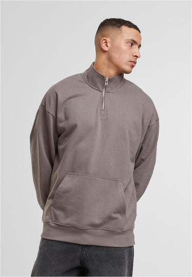 DEF Zipper Crewneck