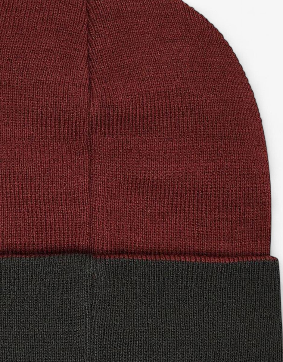 JACK WOLFSKIN Ribbed Beanie Red