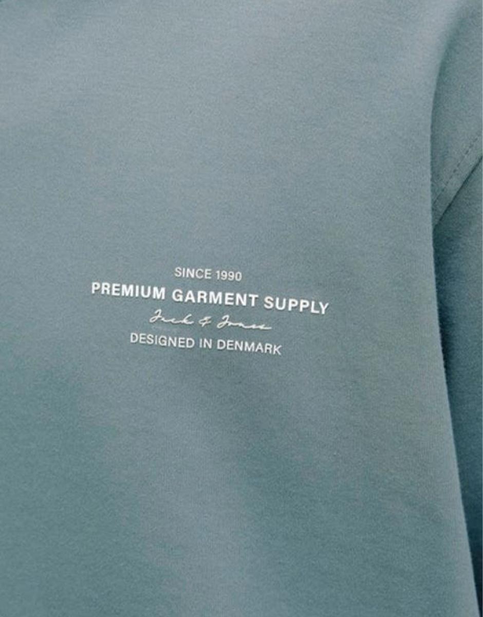 JACK&JONES Branding Ss Crew Tee Blue