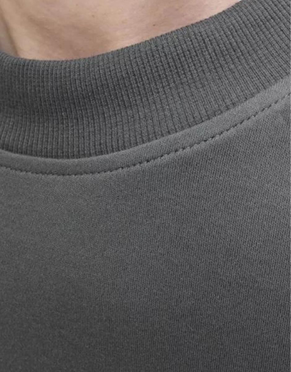 JACK&JONES Branding Ss Crew Tee Grey