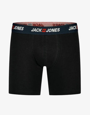 JACK&JONES Jaccorp Logo Boxer Briefs All Black 6 Pack