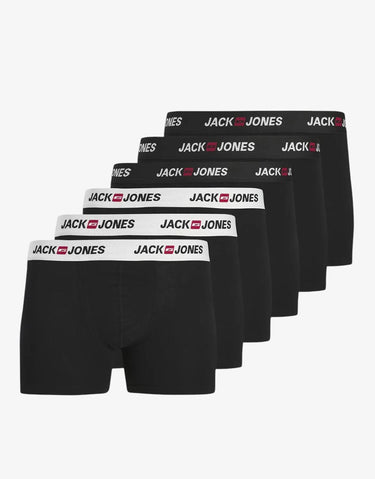 JACK&JONES Jaccorp Logo Boxer Briefs Blk 6 Pack