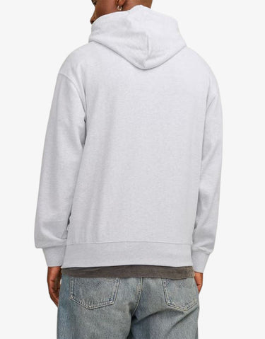 JACK&JONES Jjecharge Sweat Hood Noos White Melange