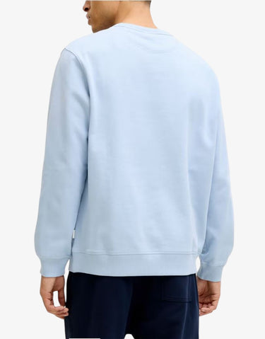JACK&JONES Jornorrebro Emb Sweat Crew Noos Cashmire Blue