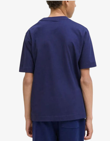 JACK&JONES Jornorrebro Emb Tee Ss Cn Noos Jnr Blue