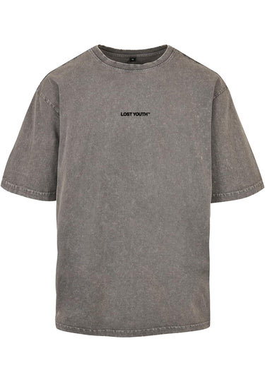 LY ACID WASHED TEE - CHAOS