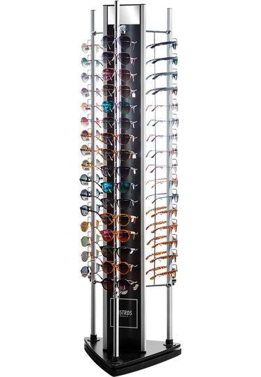 Sunglasses Triangle Floor Display with Lock