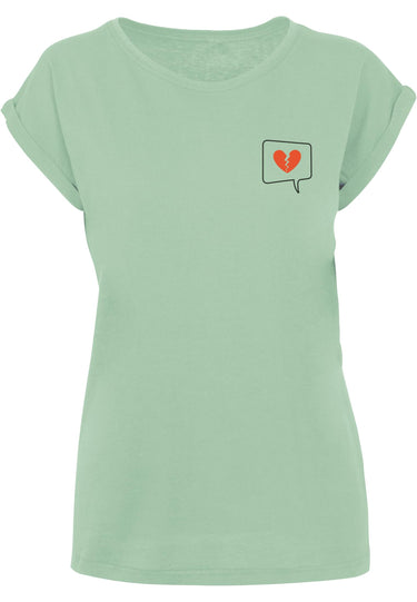 Ladies Heartbreak Extended Shoulder Tee