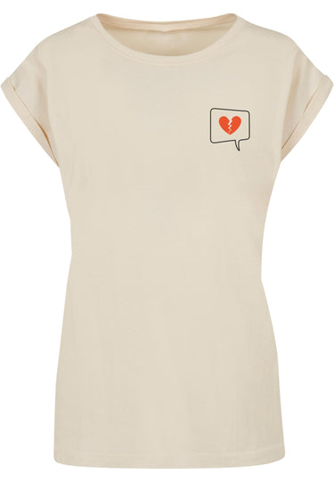 Ladies Heartbreak Extended Shoulder Tee