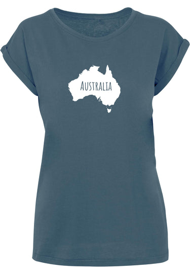 Ladies Australia X Extended Shoulder Tee