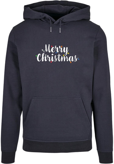 Ladies Merry Christmas Lights Box Tee