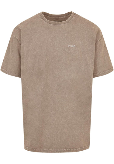 Love Acid Washed Heavy Oversize Tee
