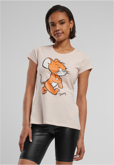 Ladies Tom & Jerry Angry Mouse T-Shirt