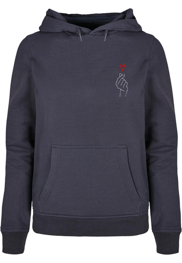 Ladies K Heart Basic Hoody