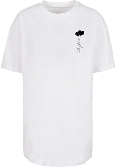 Ladies Love In The Air Oversized Boyfriend Tee