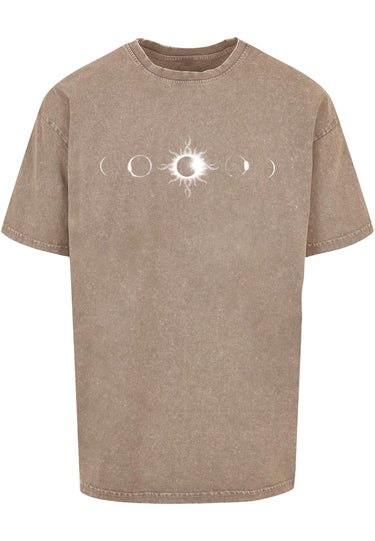 Godsmack - Lunar Phases Acid Washed Oversize Tee