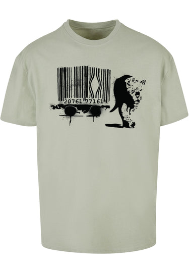 Brandalised - Barcode Leopard Heavy Oversize Tee