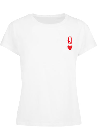 Ladies Hugs & Love - Queen of Hearts Box Tee