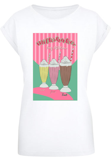 Ladies Milkshake Tee - Extended Shoulder Tee