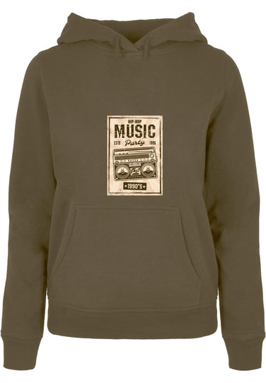 Ladies Retro Boom Basic Hoody