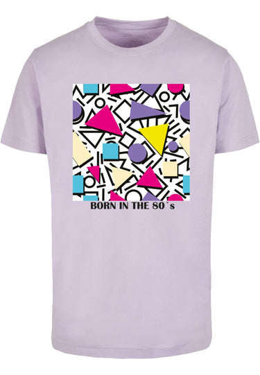 Geometric Retro T-Shirt Round Neck