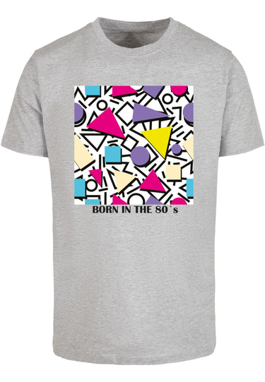 Geometric Retro T-Shirt Round Neck