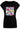 Ladies Geometric Retro Extended Shoulder Tee