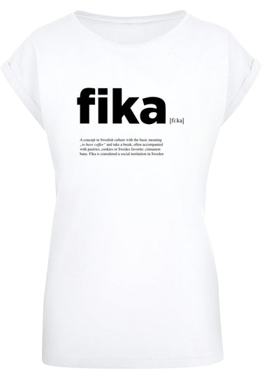 Ladies Fika Definition Extended Shoulder Tee