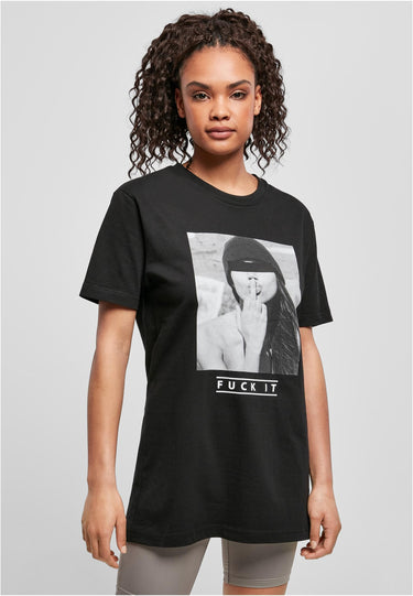 Mister Tee тениска – жени; цвят: черно; модел: MT1903