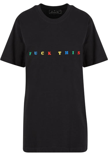 Mister Tee тениска – жени; цвят: черно; модел: MT1913