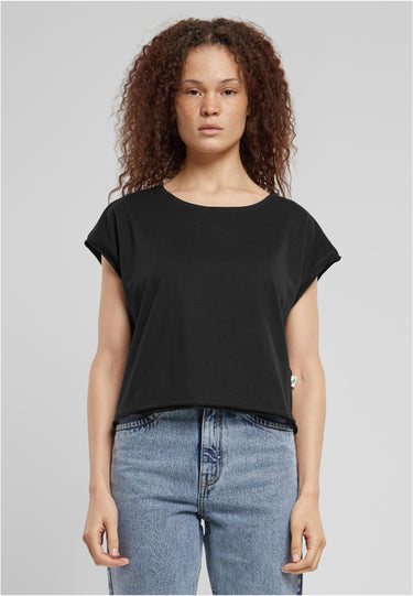 Urban Classics тениска – жени; цвят: черно; модел: TB6114