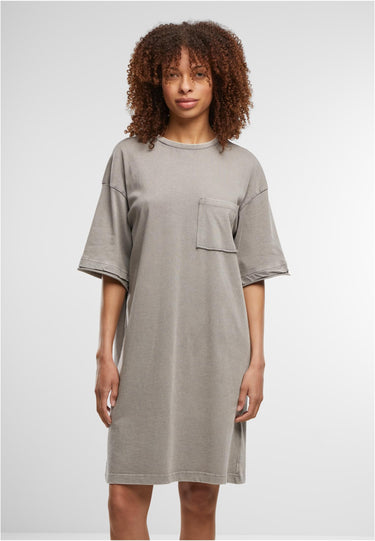 Urban Classics тениска – жени; цвят: стеелсиво; модел: TB7493