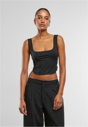 Urban Classics тениска – жени; цвят: черно; модел: TB7534