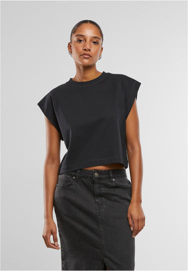 Urban Classics тениска – жени; цвят: черно; модел: TB7699