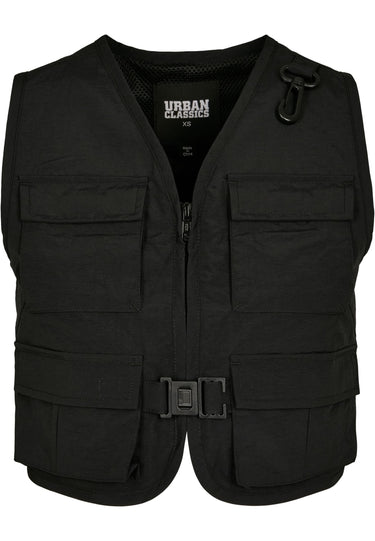 Urban Classics елек – жени; цвят: черно; модел: TB3633