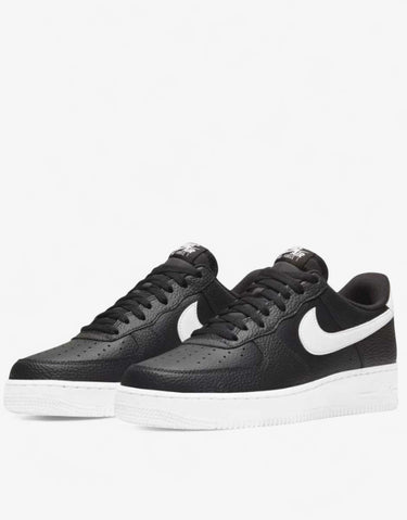 NIKE Air Force 1 Shoes Black/White | MegaMall.bg