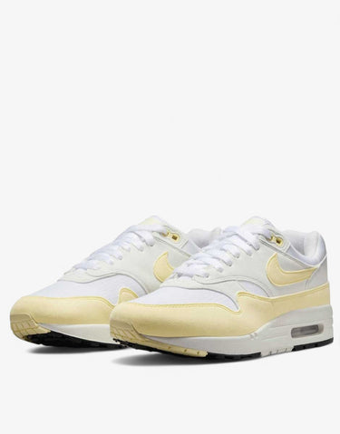 NIKE Air Max 1 Shoes White/Yellow | MegaMall.bg