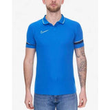 NIKE Dri-Fit Academy 21 Short Sleeve Polo Blue | MegaMall.bg