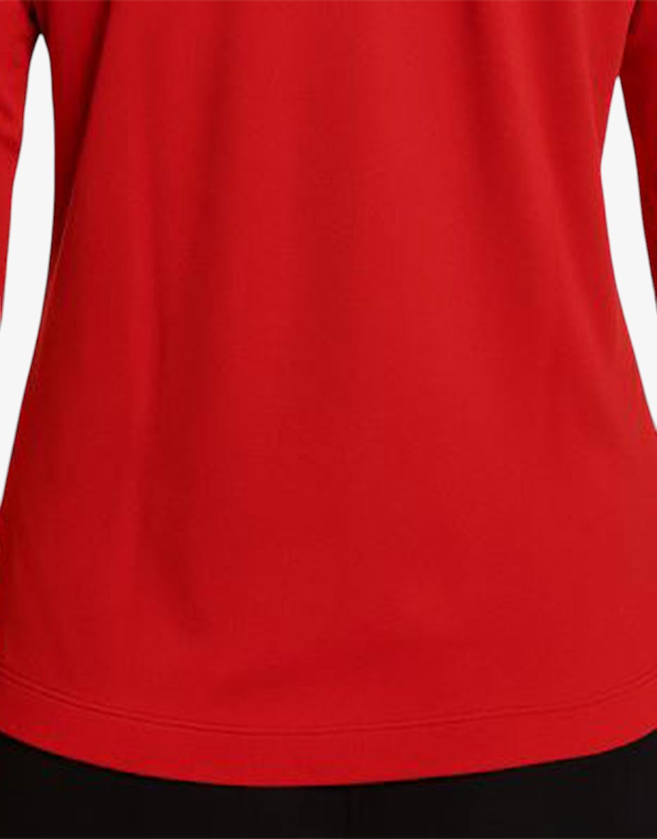 NIKE Jordan Dri-fit 1/4 Zip Top Red