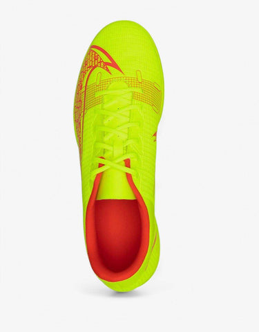 NIKE Mercurial Vapor 14 Club Indoor Football Shoes Volt/Bright Crimson | MegaMall.bg