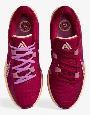 NIKE x Giannis Zoom Freak 5 Alphabet Bros Basketball Shoes Burgundy | MegaMall.bg