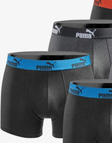 PUMA 3-Packs Boxer Shorts Black Anthracite | MegaMall.bg