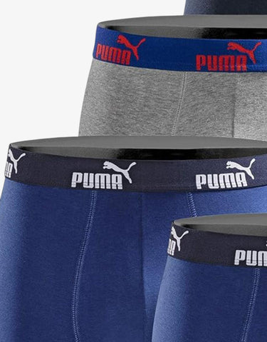 PUMA 3-Packs Boxer Shorts Sodalite Blue | MegaMall.bg