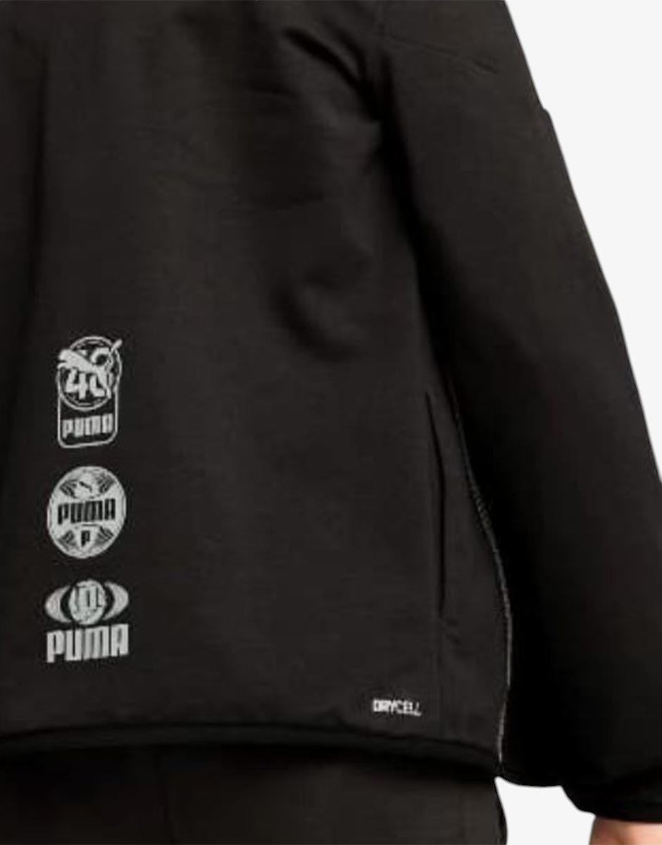 PUMA Active Sports Full Zip Hoodie Black | MegaMall.bg