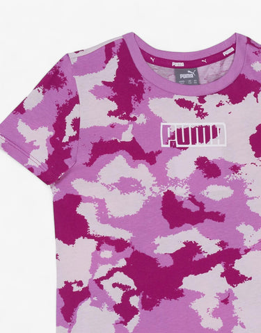 PUMA Alpha All Over Print Tee Pink | MegaMall.bg