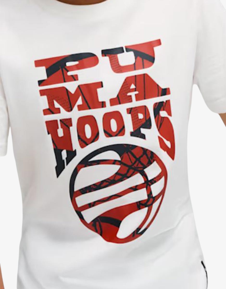 PUMA Basketball Blueprint Tee White