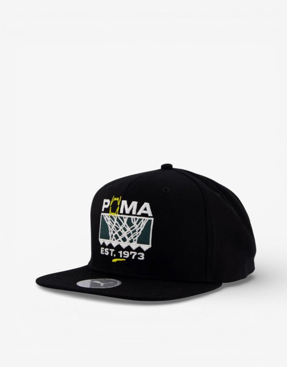 PUMA Basketball Pro Flatbrim Cap Black