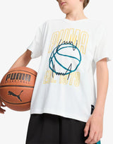 PUMA Basketball Winning Shot Tee White Бял 140 | MegaMall.bg
