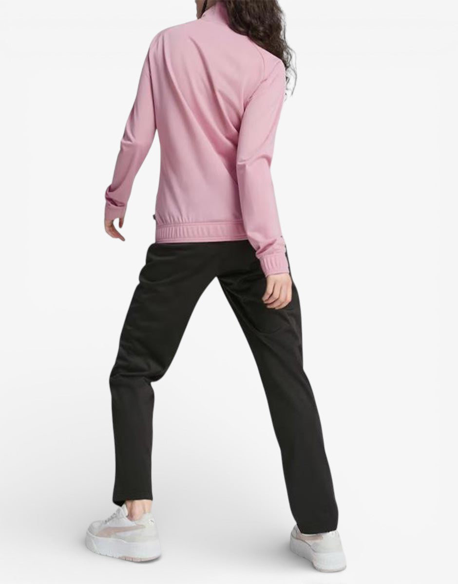 PUMA Classic Tricot Tracksuit Pink/Black