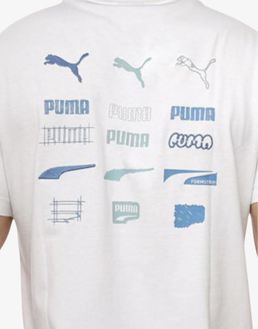 PUMA Classics Brand Love Graphic Tee White